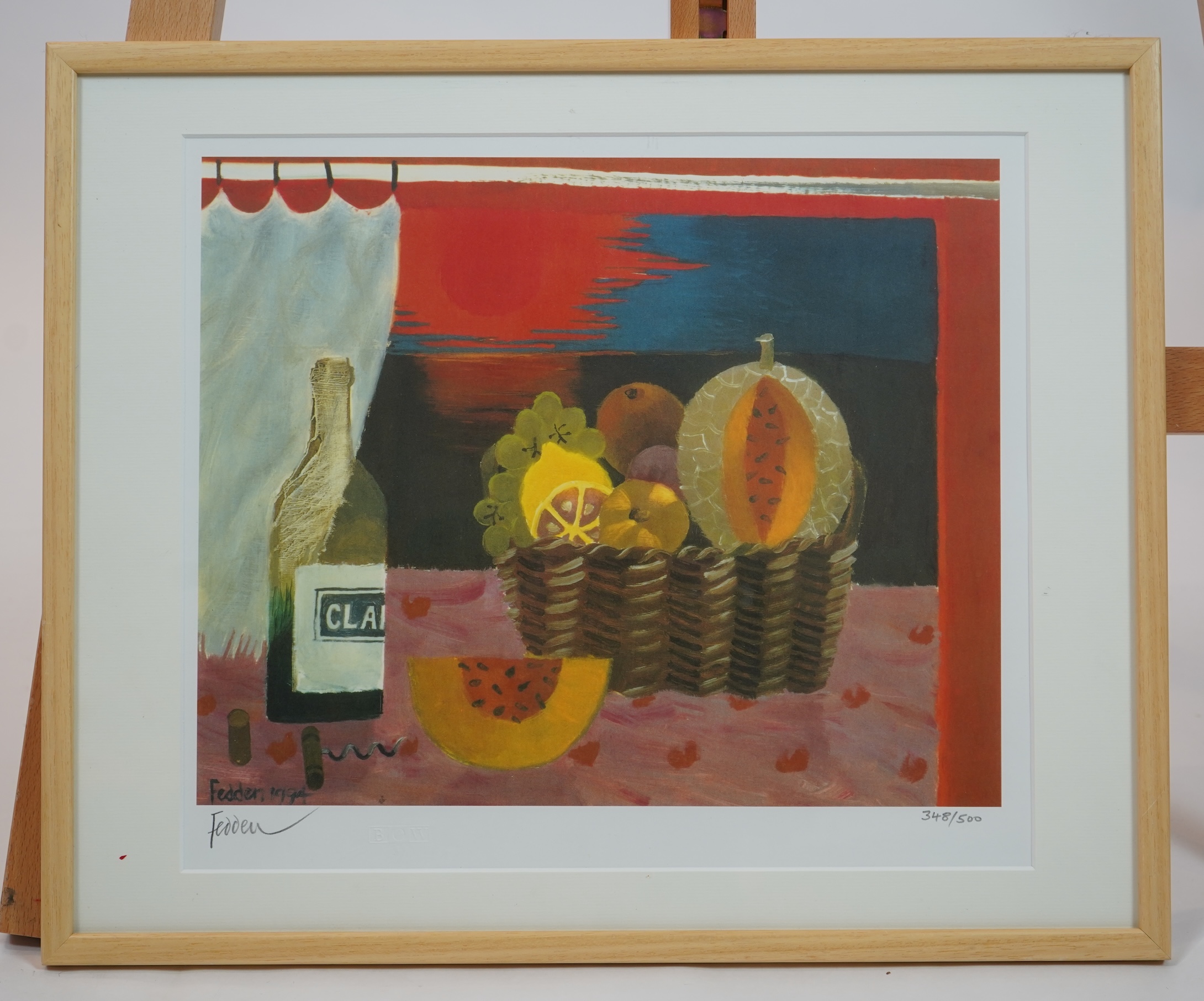 Mary Fedden OBE RA PPRWA, 1915-2012, 'Red Sunset'